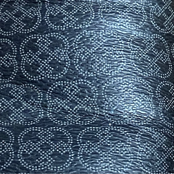 DAISY FUENTES faux leather logo print elastic gussets thick sole slip on shoes 8 - Picture 6 of 8